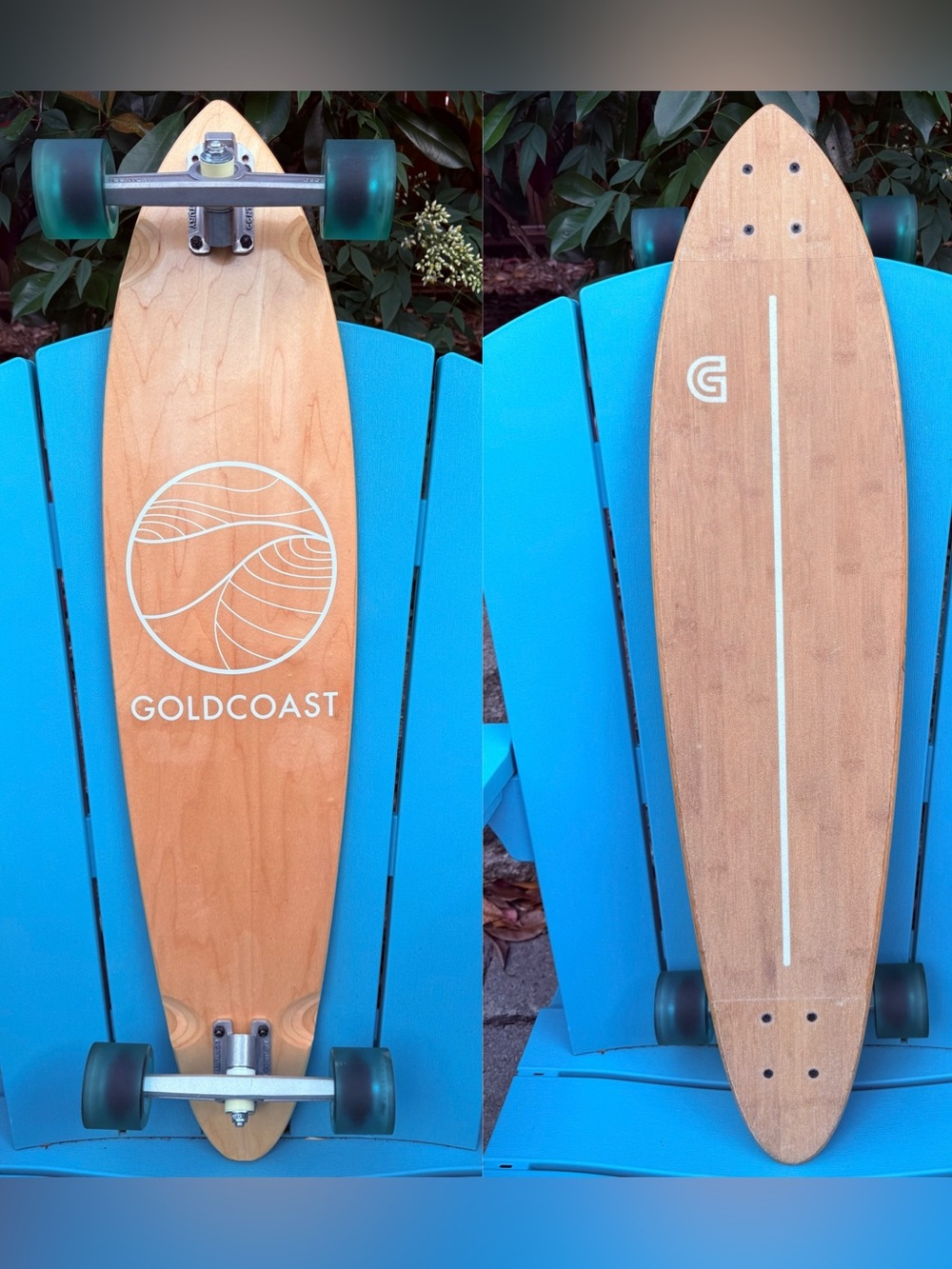 Gold Coast Skateboards - Classic Blond 37" Pintail Complete Longboard Skateboard